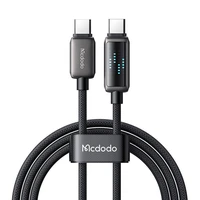 Mcdodo CA-4250 USB-C uz USB-C kabelis, 100W, ar LED indikatoru, 1.2m