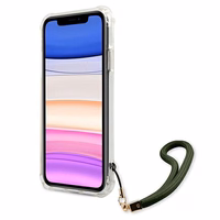 Guess GUHCN61KSARKA iPhone 11 6.1" / Xr zaļš/haki cietais apvalks Camo kolekcija