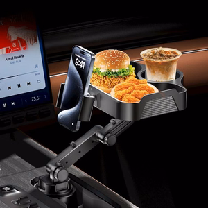 Auto galdiņš ar telefona turētāju CP2008, melns