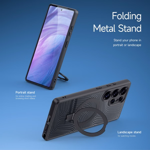 DUX DUCIS AIMO MAG viedtālruņa apvalks saderīgs ar MagSafe SAMSUNG S25 Ultra melns