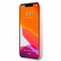 Karl Lagerfeld Silikonais Karl&Choupette apvalks iPhone 13 Pro / iPhone 13 - gaiši rozā krāsas