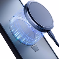 3mk Smoke magnētiskais viedtālruņa apvalks ar statīvu iPhone 17 Pro - melns