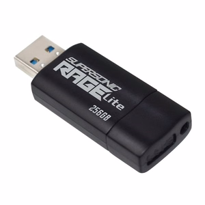 USB zibatmiņa PATRIOT Rage Lite 512GB 120 MB/S USB 3.2 izvelkama melna (PEF512GRLB32U)