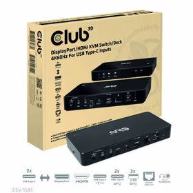 Portatīvā datora dokstacija USB-C 120W CSV-1585 Club3D