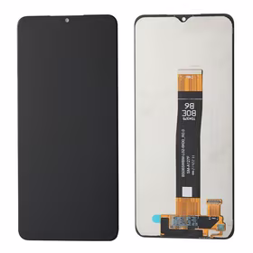 LCD ekrāns Samsung A127 A12s 2021 ar skārienekrānu melns ORG