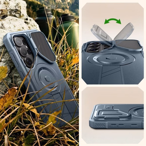 Tech-Protect Kevlar MagSafe 2-komplekts maciņš Samsung Galaxy S26 Ultra - zils