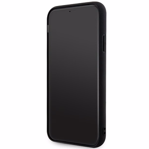 Karl Lagerfeld KLHCN61RUPKLPK 3D Monogram vāciņš ierīcei iPhone 11 / XR 6.1", melns