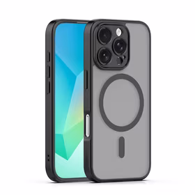 Mag Matt maciņš iPhone 16 Pro 6,3" melns