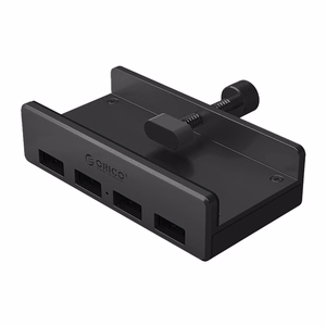 Orico MH4PU Centrmezgls ar skavu 4x USB-A 3.0 - melns