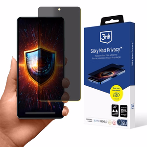 3mk Silky Matt Privacy – privātuma ekrāna aizsargs modelim Poco X5 Pro 5G