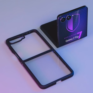 3mk Satin Armor Case+ для Samsung Galaxy Z Flip 7 - прозрачный чёрный