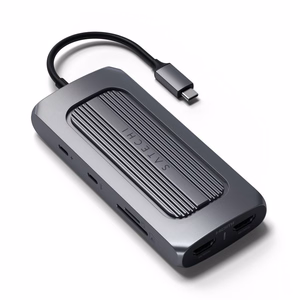 Adapter HUB 8in1 USB C Satechi ST-UCMXAM space pelēks
