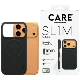 CARE by PanzerGlass SL1M MagSafe macins iPhone 17 Pro - melns