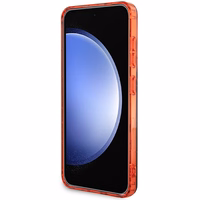 AMG caurspīdīgs divkrāsu MagSafe apvalks Samsung Galaxy S24 - melns