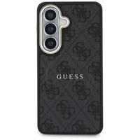 Guess maciņš 4G Embossed Ring MagSafe for Samsung Galaxy S26 Plus melns
