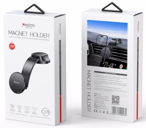 YESIDO MAGNET, CAR HOLDER C176 MAGSAFE melns