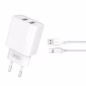 XO wall charger CE02C 2x USB 2.1A white