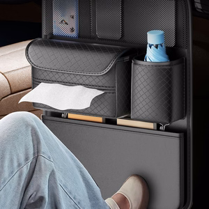Auto organizators priekšējiem sēdekļiem ar nodalījumiem D03, melns