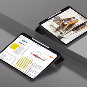 TechProtect SmartCase Pen planšetdatora apvalks Samsung Galaxy Tab S10 FE+ 13.1 X620 / X626B - melns