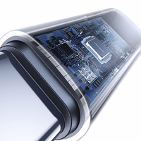 USAMS Adapter AU18 USB-C - USB-C Digital Displejs 100W tērauda SJ682TC01 (US-SJ682)