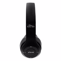 MEDIA-TECH EPSILION BT MT3591 Wireless headphones Bluetooth 4.2 Microphone Radio FM melns