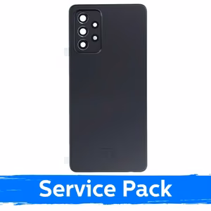 Aizmugures vāciņš saderīgs ar Samsung A725 A72 / Awesome Black / (Service Pack)