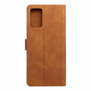 TENDER grāmatas veida viedtālruņa apvalks MOTROLA G06 brūns