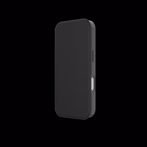 JUST MUST CHAMPION II MAGSAFE atvērams maciņš iPhone 17, melns