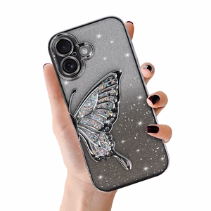 Tel Protect Butterfly Water viedtālruņa apvalks Iphone 17 sudraba