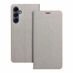 LUNA Book Gold viedtālruņa apvalks SAMSUNG A16 5G sudraba