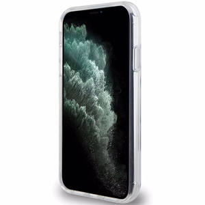 Karl Lagerfeld KLHMN61HMRSKCH iPhone 11 / Xr 6.1" balts/balts cietais apvalks ar gredzena statīvu Karl&Choupette Magnētiskais