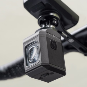 Rockbros M8 1600lm front bike light with remote control 10m rechargeable 4000 mAh - black