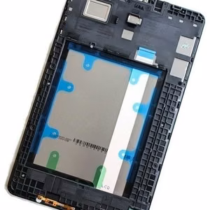 LCD ekrāns Samsung T560/T561 Tab E 9.6 ar skārienjutīgo ekrānu melns oriģināls (service pack)
