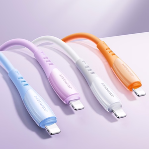 Joyroom S-A59 Vibrant Series 3A USB-A - Lightning kabelis 1.2m - violets