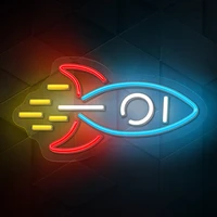 Neon PLEXI LED ROCKET multicolor NNE18 Neolia