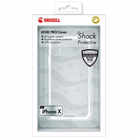 Krusell Kivik Pro Cover - maciņš iPhone X (caurspīdīgs)