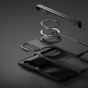 Ringke Alles magnētiskais MagSafe viedtālruņa apvalks Samsung Galaxy Z Fold 7 - melns