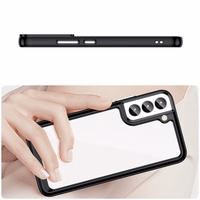 Outer Space apvalks viedtālrunim Samsung Galaxy S23+ ar elastīgu rāmi melns