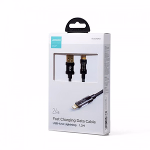 USB kabelis Joyroom S-UL012A12 melns Lightning 120cm (līdz 20W)
