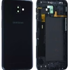 Aizmugures vāciņš Samsung J610 J6+ 2018 melns oriģināls (lietots, Grade C)
