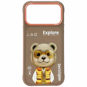 Nimmy Cool&Cute 2.0 Lāča apvalks viedtālrunim iPhone 17 Pro - beige