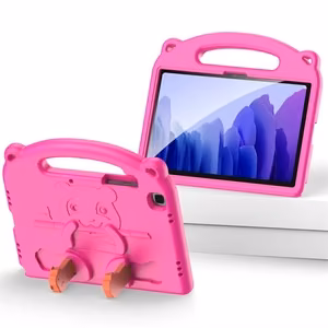 Korpuss Dux Ducis Panda Samsung X200/X205 Tab A8 10.5 2021 rozā krāsā