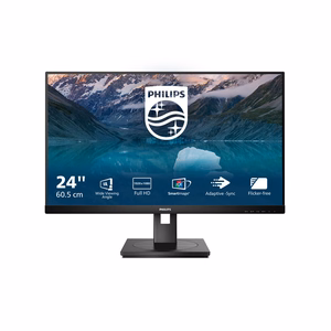 Philips S Line 242S9JML/00 monitors 61 cm (24") 1920 x 1080 pikseļi Full HD LCD melns