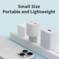 Rock sienas lādētājs T88 Sugar Cube Series GaN - Type C - QC 3.0 PD 33W 3A balts