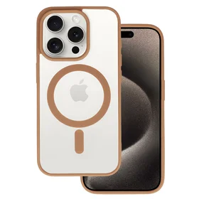 Akrila krāsains magnētiskais viedtālruņa apvalks Iphone 16 Plus tuksneša titāna