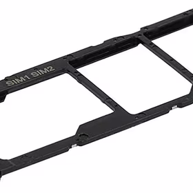 SIM card holder Samsung A226 A22 5G Black original (service pack)