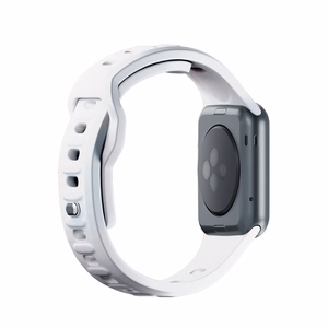 3mk silikona siksniņa Apple Watch, 38/40/41/42 mm, balts, mazais izmērs
