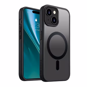 Etteri matēts Mag apvalks (m) iPhone 15 6,1 melns (m)
