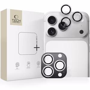 Tech-Protect Camring Fit+ kameras vāciņš iPhone 14 Pro / Max / 15 Pro / Max / 16 Pro / Max / 17 Pro / Max - caurspīdīgs
