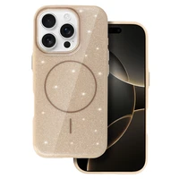 Magnētiskais Īpaši Plāns Spīdīgs viedtālruņa apvalks Iphone 13 Pro Max zelta